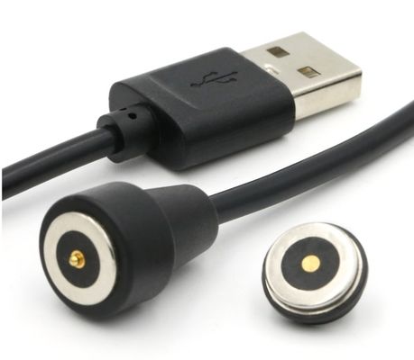 고전류 3.0a 충전 케이블 USB 2 핀 원형 전원 충전 어댑터 자기 포고 핀