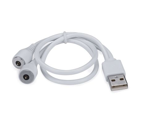 고전류 3.0a 충전 케이블 USB 2 핀 원형 전원 충전 어댑터 자기 포고 핀