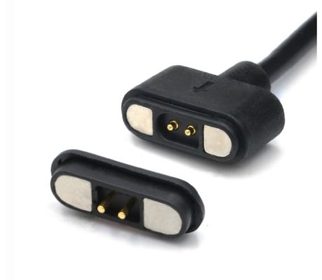 고전류 3.0a 충전 케이블 USB 2 핀 원형 전원 충전 어댑터 자기 포고 핀