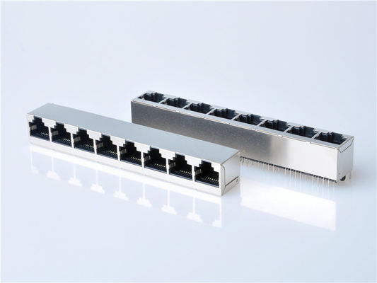 8p8c RJ45 잭 커넥터 PCB 마운트 네트워크 소켓 인터넷 모듈 구리 합금