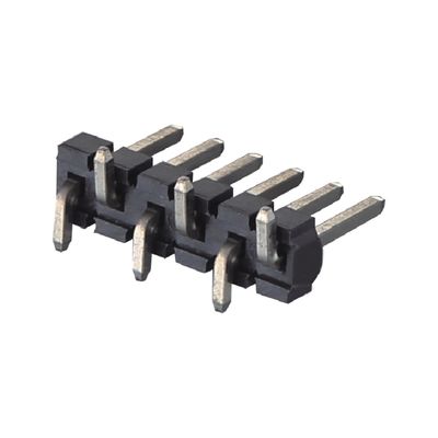 3.96mm 금판 PCB 핀 헤더 커넥터 단일 라인 SMT 타입 2 - 20 핀 H3.2mm