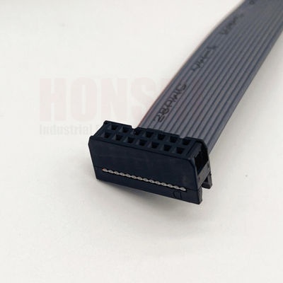 전자 평면 케이블 2.54mm Pitch IDC 평면 리본 케이블 커넥터 사용자 정의 색상