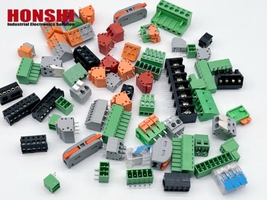 2.5mm 3.5mm 스크루리스 터미널 블록 커넥터 PCB 스프링 터미널 블록