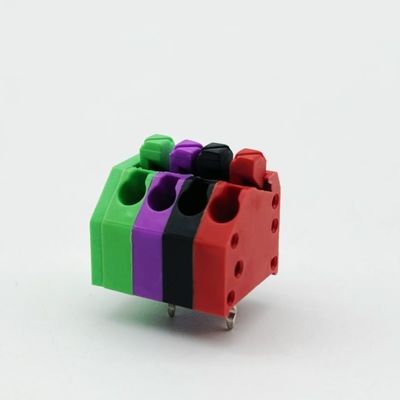 2.5mm 3.5mm 스크루리스 터미널 블록 커넥터 PCB 스프링 터미널 블록