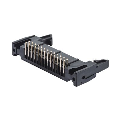 2.54mm Pitch Straight Dip 로치 헤더 커넥터 10 12 20 26 30 34 40 44 50 64 핀