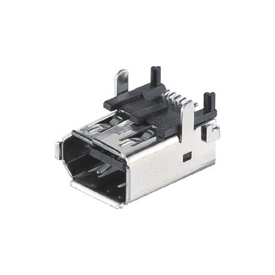 SM-6P 남성 CN3 서버 I / O 커넥터 IEEE 1394 여성 커넥터 솔더 타입