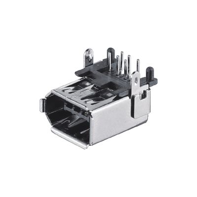 SM-6P 남성 CN3 서버 I / O 커넥터 IEEE 1394 여성 커넥터 솔더 타입