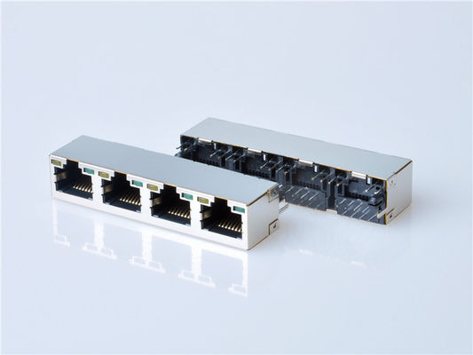 8p8c RJ45 이더넷 커넥터 1x1 포트 여성 RJ45 자크 자석 없이