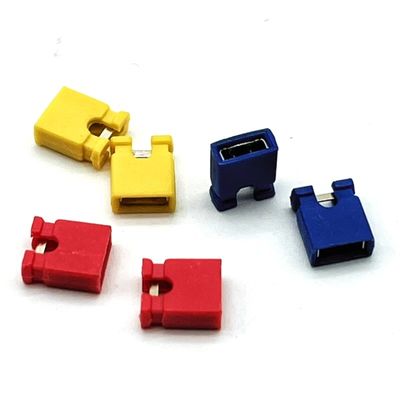 자동차 미니 점퍼 커넥터 보드에서 보드 여성 소켓 1.27mm 2mm 2.54mm Pitch Black Red Yellow with Ni Plating