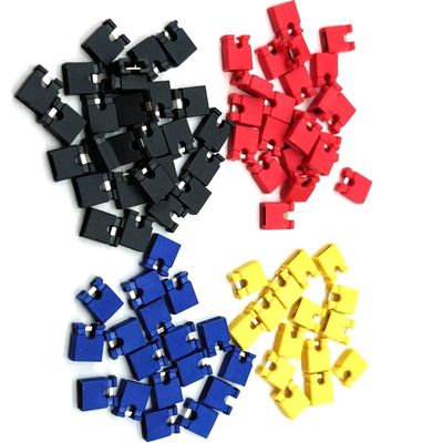 자동차 미니 점퍼 커넥터 보드에서 보드 여성 소켓 1.27mm 2mm 2.54mm Pitch Black Red Yellow with Ni Plating