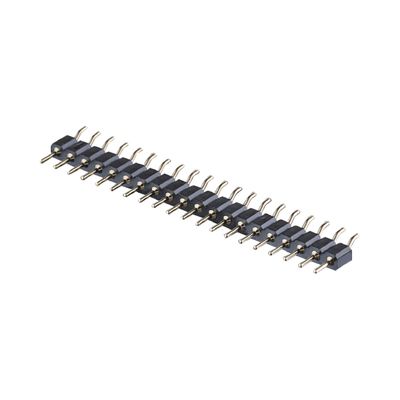 2.54mm 가공된 핀 헤더 오른쪽 각 SMT SMD PCB 단일 행 헤더 커넥터