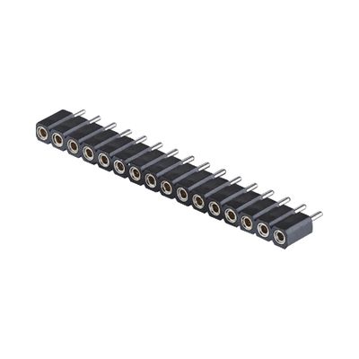 2.54mm 가공된 핀 헤더 오른쪽 각 SMT SMD PCB 단일 행 헤더 커넥터