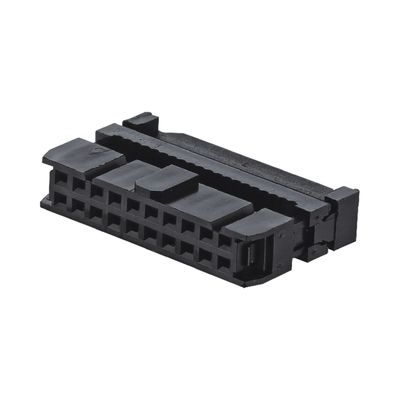 회색 6 - 64 핀 IDC 커넥터 2.54mm 피치 여성 소켓 평면 케이블 FC 소켓