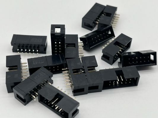 오른쪽 앵글 박스 헤더 커넥터 DIP PCB DC3 12 핀 헤더 2.54mm 피치
