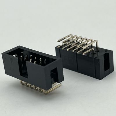 오른쪽 앵글 박스 헤더 커넥터 DIP PCB DC3 12 핀 헤더 2.54mm 피치