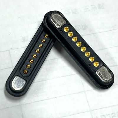 8pin 자기 연결 장치 남성 여성 Pogo 핀 연결 장치 PCB 보드