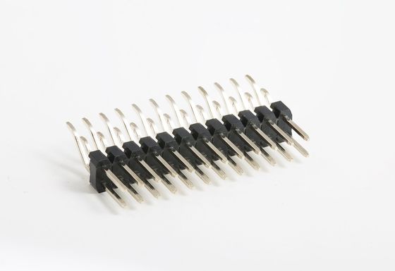 듀얼 라우 보드 투 보드 커넥터 2.54mm 피치 2 핀 20 핀 80 핀 직선 PCB