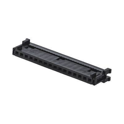 1.27mm 피치 블랙 IDC 커넥터 10 핀 - 100 핀 여성 소켓 평면 케이블 FC 소켓