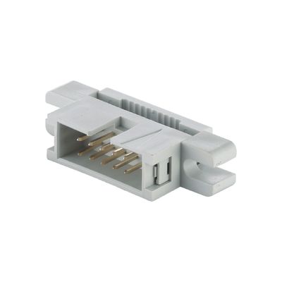 금 틴 접착 2.54mm 상자 헤더 PBT 청동 6P - 64P IDC 보드 와이어 커넥터