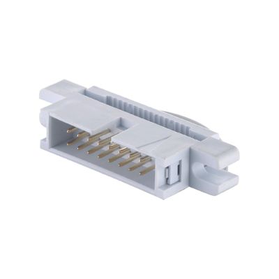 금 틴 접착 2.54mm 상자 헤더 PBT 청동 6P - 64P IDC 보드 와이어 커넥터