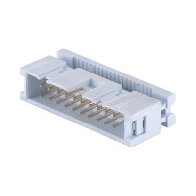 금 틴 접착 2.54mm 상자 헤더 PBT 청동 6P - 64P IDC 보드 와이어 커넥터