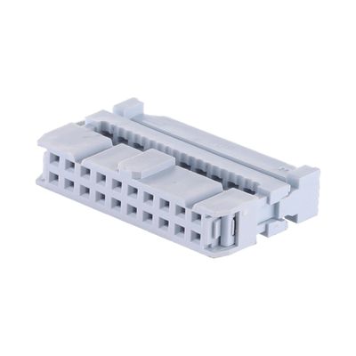 2.54mm Pitch IDC 에젝터 헤더 커넥터 1.27mm 2651 28awg 평면 케이블