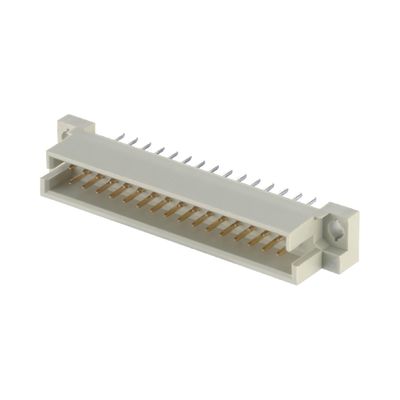 2x32P 2.54mm Din 41612 커넥터 2 행 64 핀 남성 직선 구멍 딥