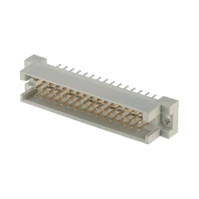48 핀 Din 41612 커넥터 2.54mm 오른쪽 각 여성 커넥터 구멍을 통해 3 * 16Pin