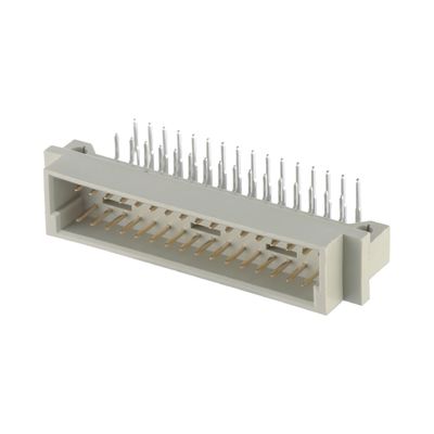 DIP 남성 커넥터 Din 41612 2.54mm 구멍을 통해 3 줄 수직 PCB 커넥터