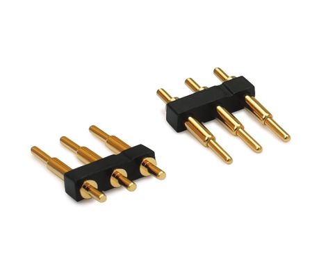 3.0mm pitch 3pin 금으로 칠한 SMT 타입 자동차 청동 포고 핀 커넥터 pcb