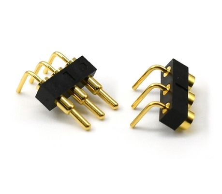 3.0mm pitch 3pin 금으로 칠한 SMT 타입 자동차 청동 포고 핀 커넥터 pcb