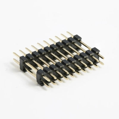 사용자 지정 2.54mm 피치 핀 헤더 커넥터 듀얼 라이 20 핀 80 핀 직사용
