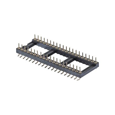 2.54mm 여성 둥근 핀 헤더 8 핀 10 핀 18 핀 28 핀 32 핀 40 핀 IC 소켓