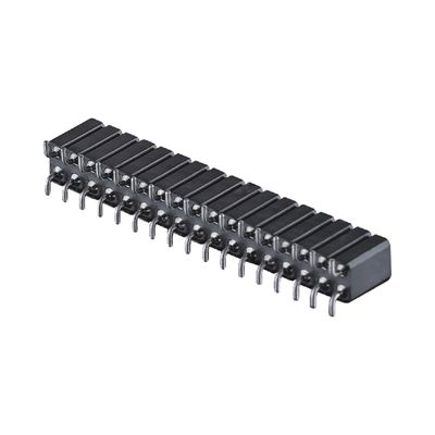 PCB 커넥터 가공 여성 헤더 2.54mm H7.0mm 직각 쌍 줄 2-80Pin