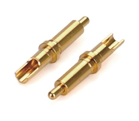 남성 용조 9.5mm 포고 핀 커넥터 청동 3.2mm 높이 스프링 로딩 금판