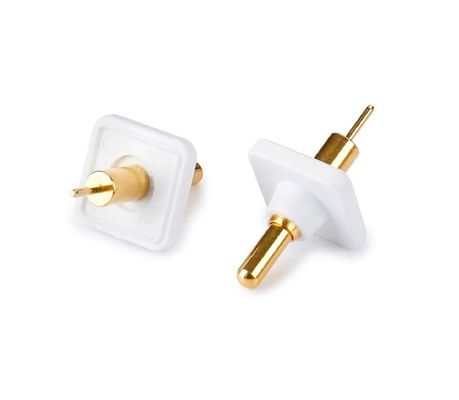 남성 용조 9.5mm 포고 핀 커넥터 청동 3.2mm 높이 스프링 로딩 금판