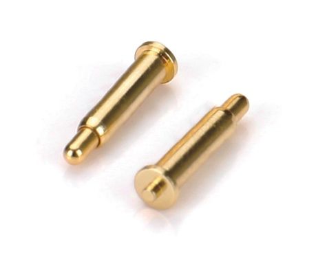 구리 금으로 접힌 포고 핀 커넥터 스프링 파스 이중 헤드 H6.0mm Smd 타입