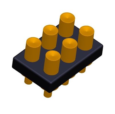 2.54mm H2.5 2x7Pin 포고 핀 커넥터 청동 스프링 로딩 전자 직진 PCB