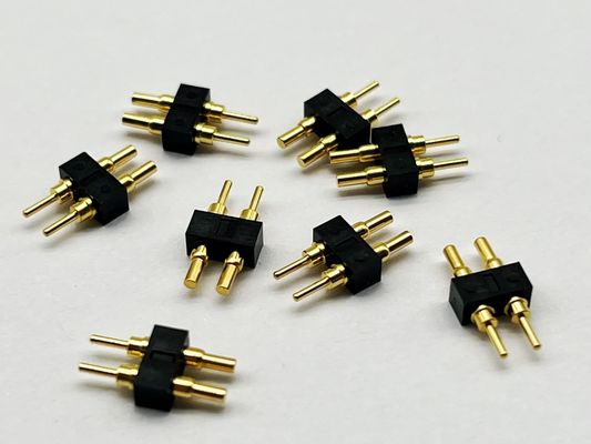 커스텀 1.27mm Pitch 8Pin 스프링 로딩 된 POGO 핀 커넥터 및 내구성 연결