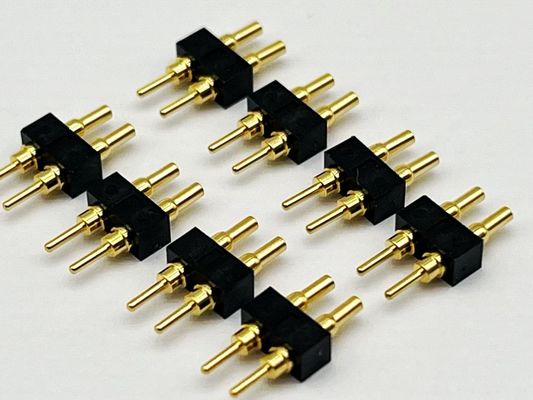 커스텀 1.27mm Pitch 8Pin 스프링 로딩 된 POGO 핀 커넥터 및 내구성 연결