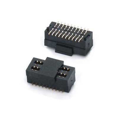 10 - 100 핀 고속 보드에서 보드 연결기 0.8mm 피치 여성 헤더 연결기