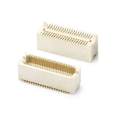 10 - 100 핀 고속 보드에서 보드 연결기 0.8mm 피치 여성 헤더 연결기