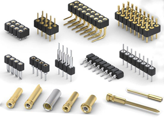 1.27mm 2.0mm 2.54mm 둥근 핀 헤더 PCB 커넥터 가공된 핀 헤더 SMT 타입