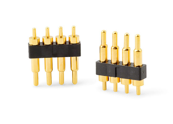 2.54mm 피치 포고 핀 커넥터 스프링 로딩 H7.75mm PCB 상호 연결
