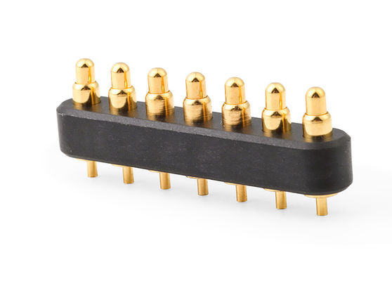 전자 7pin 스프링 로딩 커넥터와 2.54mm 피치 포고 핀 커넥터