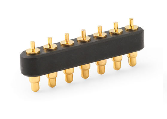 전자 7pin 스프링 로딩 커넥터와 2.54mm 피치 포고 핀 커넥터
