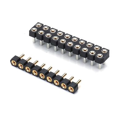 2.0mm 남성 둥근 핀 헤더 듀얼 라이브 PCB 커넥터 가공 핀 헤더