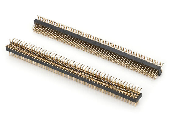2.0mm 남성 둥근 핀 헤더 듀얼 라이브 PCB 커넥터 가공 핀 헤더