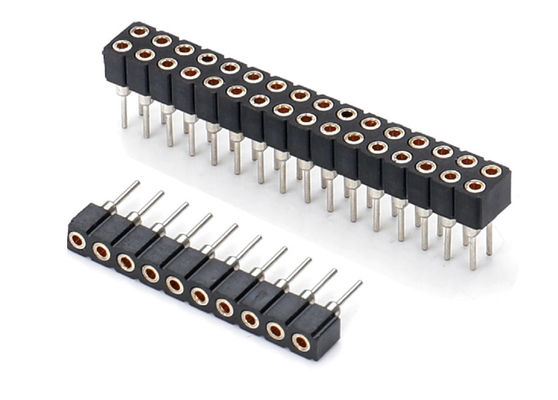 20.0mm 가공형 원형 여성 핀 헤더 커넥터 듀얼 라이브 PCB H2.8mm 7.4mm