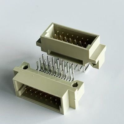 2.54mm Din 41612 커넥터 21 위치 오른쪽 각 남성 3x7Pin 유로카드 커넥터